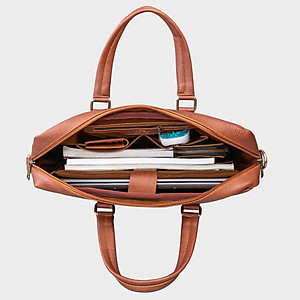 Cặp Công Sở Lata ( Thời trang nam basic đựng laptop 15 inch - Cặp da CA16 )