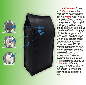 Cà Phê (Cafe) CuLi - Trọng Lượng 200g, 500g, 1kg - Rang Mộc Thơm Ngon Thượng Hạng - Hậu Đậm, Vị Đắng Mạnh Mẽ, Hàm Lượng Cafein Cao - Coffee New