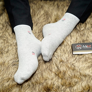 Combo 5 Đôi Tất Nam Vớ Nam Cổ Dài Lịch Lãm, Sang Trọng, Chất Liệu Sợi Cotton Mềm Mịn, Cao Cấp, Co Giãn 4 Chiều Chống Hôi Chân MRM FASHION (Cùng Màu)