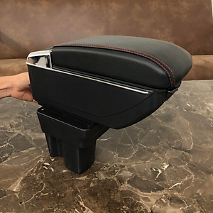 Hộp tỳ tay ô tô, xe hơi cao cấp dành cho xe Toyota Rush và Avanza tích hợp 7 cổng USB (DUSB-RSH-D)