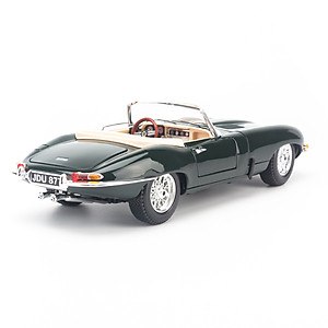 Mô Hình Xe  Jaguar E-Type Cabrio Green 1:18 Bburago - MH-12046
