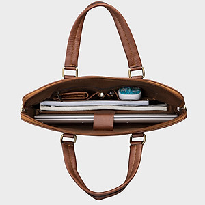 Cặp Công Sở Lata ( Thời trang nam basic đựng laptop 14,6 inch - Cặp da CA28 )