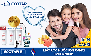 Máy lọc nước Nano Geyser ECOTAR 8 - Hàng nhập khẩu