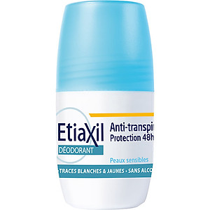 Lăn khử mùi giảm tiết mồ hôi Etiaxil Deodorant Anti-transpirant 48H Roll On 50ml 