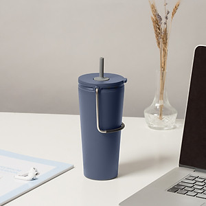 Bình giữ nhiệt có ống hút Lock&Lock Bucket Tumbler with Straw LHC4268 540ml