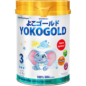 Sữa bột Vinamilk YOKOGOLD 3 850g (cho trẻ từ 2 - 6 tuổi)