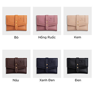 Ví da nữ mini nhỏ gọn đựng tiền đựng thẻ YUUMY YV29 nhiều màu