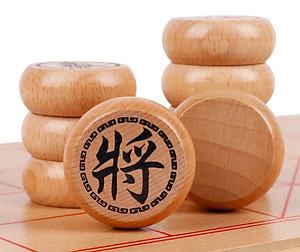 Bộ Cờ Tướng Gỗ + Bàn Cờ Tướng 40*35cm, Cờ Tướng Gỗ Có Bàn Là Hộp Đựng Chính Hãng