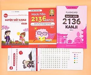 Mua Hack Não Kanji Tập 2 - Ghi Nhớ Nhanh Kanji Theo Câu