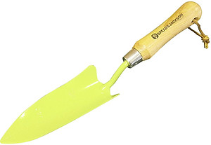 Bộ dụng cụ làm vườn 3 món cán gỗ COLOURS3PS S&J: xẻng xúc đất và chĩa ba làm vườn