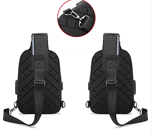 Túi đeo chéo nam tích hợp khóa chống trộm chống nước cao cấp phong cách mới