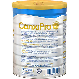 Sữa bột Vinamilk CanxiPro 900g (Hộp thiếc) - Sữa bổ sung Canxi cho người già cao tuổi, Tốt cho xương khớp - 900g