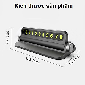 Bảng Số Điện Thoại, Kiêm Giá Đỡ Điện Thoại Trên Taplo Xe Hơi, Ô Tô  BSDT-Z1
