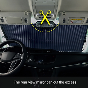 Rèm che nắng kính lái ô tô cao cấp QL-70 dùng cho xe Sedan và SUV