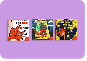 Sách Set 3 cuốn Ehon Chơi cùng cáo Ken - Ehon Nhật Bản cho bé 0-6 tuổi phát triển ngôn ngữ