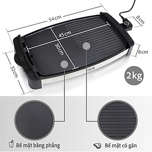 Bếp nướng điện Lebenlang LBG8588 - Thương hiệu của CHLB Đức