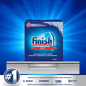 Muối rửa chén Finish Dishwasher Salt 4kg QT017389