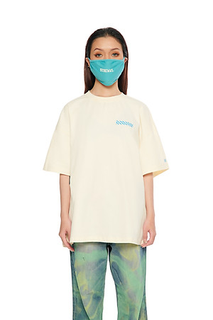 Khẩu Trang 5THEWAY Xanh Dương aka 5THEWAY /solid/ LETTER LOGO MASK in MARINE BLUE