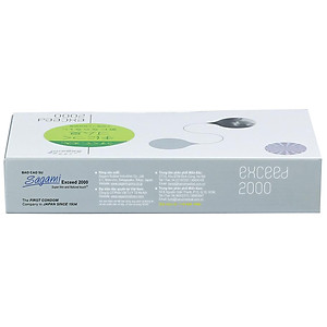 Bao Cao Su Sagami Exceed 2000 - Hộp 12 Gói