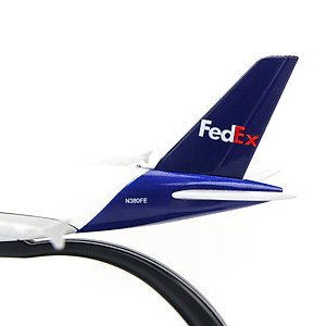 Mô Hình Máy Bay AIRBUS A380 FEDEX AIRLINE EVERFLY 16CM