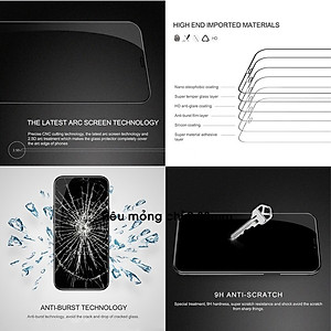 Kính cường lực Nillkin CP+ PRO 2.5D full màn hình 9H cho Iphone 12/12 Pro (6.1) - 12 Pro Max (6.7) - Hàng Chính Hãng