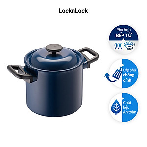 Nồi Decor Lock&Lock LDE1204IH Hai Tay Cầm (20cm) - Màu Navy