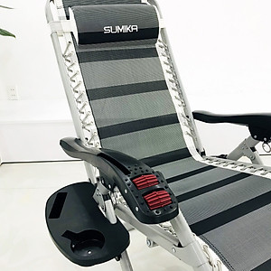 Ghế xếp thư giãn SUMIKA 199 - có lăn tay massage, khung vuông cao cấp, tải trọng 300kg