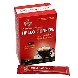 Mua Cà Phê Hòa Tan Rang Xay 3in1 - Hello 5 Coffee | Tiki