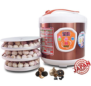 Máy (Nồi) Làm Tỏi Đen Nikio NK-686 - Công Nghệ Làm Tỏi Tự Động Nhật Bản, Thời Gian Làm Tỏi Và Sấy Khô Tùy Chỉnh Linh Hoạt Giúp Tỏi Thơm Ngon, Giàu Chất Dinh Dưỡng - Dung Tích 6 Lít, Làm Được 2Kg Tỏi - Cafe Sữa