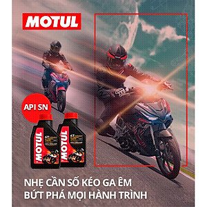 Nhớt Xe Số Motul H-Tech 100 4T 10W40 12x1l Vn (1L)
