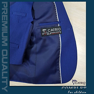 BỘ VEST BÉ TRAI CATRIO PCTA30 CHO TRẺ EM TỪ 2 TUỔI ĐẾN 7 TUỔI (12kg đến 28kg) gồm 3 chi tiết áo vest+quần dài+áo gile, thuộc bộ sưu tập quần áo trẻ em mùa lễ hội tết tiệc cưới sự kiện sinh nhật, được làm bằng vải dạ cao cấp nhất, đẹp đến từng chi tiết