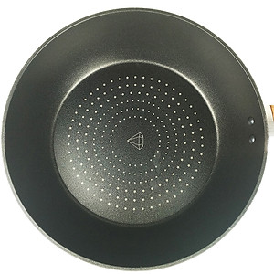 Chảo Sâu Lòng NAG2653 Đáy Từ 5 Lớp Chống Dính Vung Kính Siêu Bền Nagakawa (26cm) - Dùng Trên Mọi Loại Bếp - Hàng Chính Hãng