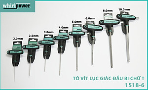 TÔ VÍT LỤC GIÁC CHỮ T (ĐẦU BI) WHIRLPOWER