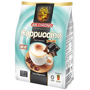 Cà Phê Cappuccino Aik Cheong Cafe Art (12 Gói x 25g)
