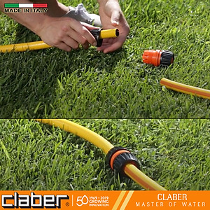 Khớp Nối Ống Mềm Đa Năng Claber Universal 8564, nhựa ABS, kết nối 3 cỡ ống 12-14-19mm