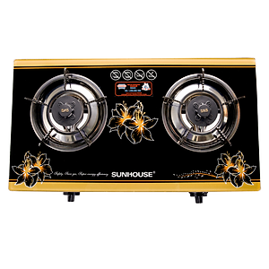 Bếp Gas Dương Đôi Sunhouse SHB3226 - Đen - Hàng chính hãng