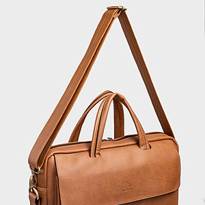 Cặp Công Sở Lata ( Thời trang nam basic đựng laptop 15 inch - Cặp da CA21 )