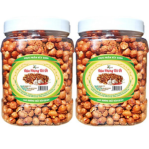 1KG ĐẬU PHỘNG SẤY GIÒN TỎI ỚT THƠM NGON HIỆU SK FOOD