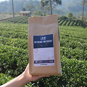 Trà Oolong Tấm Cầu Đất - Túi 500Gr -  Nguyên liệu làm trà sữa tự pha chế trà sữa đài loan Dalat Farm