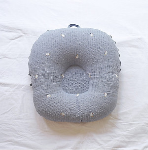 Gối chống trào ngược cho bé Rototo Bebe cao cấp nhập khẩu Hàn Quốc khắc phục tình trạng trào ngược dạ dày trẻ sơ sinh hiệu quả - Loại Ripple nhăn thoáng mát, không bám dính