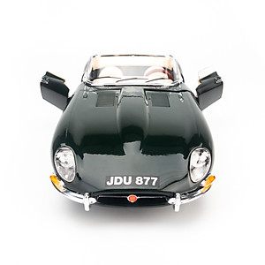 Mô Hình Xe  Jaguar E-Type Cabrio Green 1:18 Bburago - MH-12046