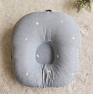 Gối chống trào ngược cho bé Rototo Bebe cao cấp nhập khẩu Hàn Quốc khắc phục tình trạng trào ngược dạ dày trẻ sơ sinh hiệu quả - Loại Ripple nhăn thoáng mát, không bám dính