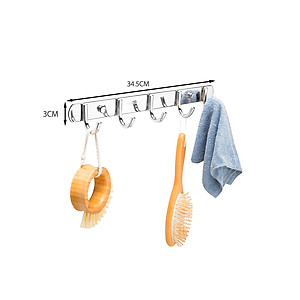 Móc áo chữ U inox 304 TOVASHU U5