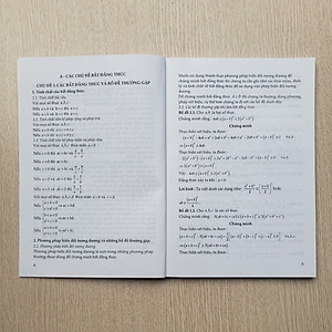 Sách luyện thi vào THPT môn Toán - Các chủ đề BẤT ĐẲNG THỨC ôn thi vào lớp 10 - Sách chuyên đề môn Toán - Sách tham khảo cấp 2 - Sách bổ trợ chương trình dạy và học