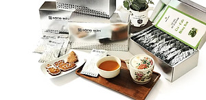 Hộp Quà Trà - Hộp Trà Chào Xuân - 10 loại trà hút chân không x 15g/ gói - Đông Sơn