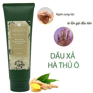Dầu Xả Weilaiya Tinh Chất Gừng Kết Hợp Hà Thủ Ô Organic Cao Cấp hỗ trợ điều trị Rụng Tóc, Kích Thích Mọc Tóc Giảm Tóc Gãy Rụng, Dành Cho Loại Tóc Hư Tổn Xơ Gãy (200ml) - Sản phẩm chính hãng