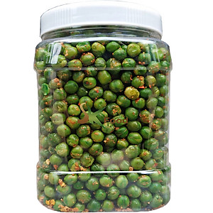 ĐẬU HÀ LAN SẤY GIÒN TỎI ỚT THƯƠNG HIỆU SK FOOD - HŨ 500G