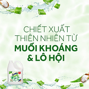 Nước Rửa Chén Bát Sunlight Thiên Nhiên Muối Khoáng & Lô Hội 3.6kg