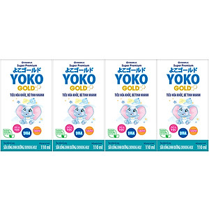 Thùng 48 hộp sữa YOKOGOLD pha sẵn 110ml