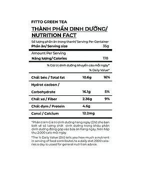 Hộp FITTO Gạo lứt - Hạnh nhân - Trà xanh - Ngũ cốc dinh dưỡng thay thế các bữa ăn (sáng, trưa, chiều, xế, tối) tiện lợi, tốt cho sức khỏe, phù hợp với người bận rộn, tập luyện thể thao